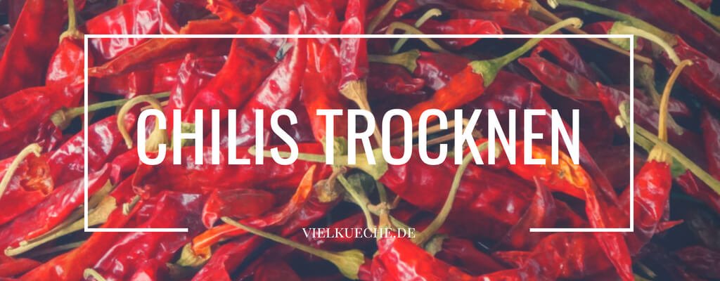 Chilis trocknen - die richtige Schärfe das ganze Jahr - Vielküche