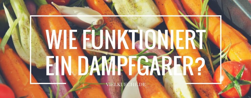 Wie funktioniert ein Dampfgarer? Erklärung & Typen