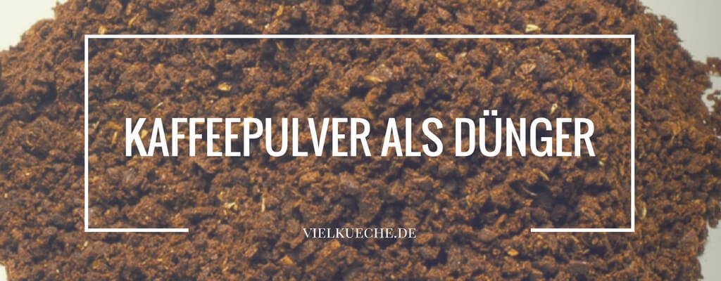 Kaffeepulver als Dünger - natürlich, günstig und gut | vielkueche.de